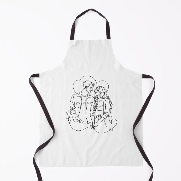 Item preview, Couple Line Art Drawing, Romantic One Line Love designed and sold by DigiHouse.
