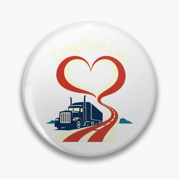 Item preview, Long Haul Love Trucker Woman Romantic designed and sold by pirminio.