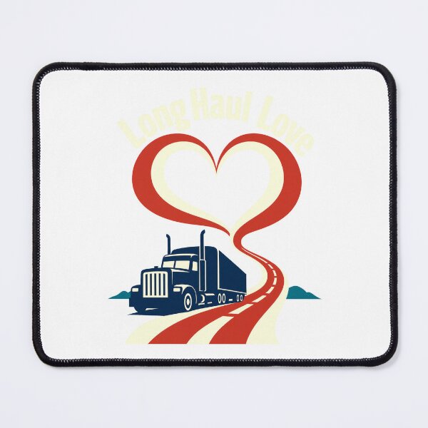 Item preview, Long Haul Love Trucker Woman Romantic designed and sold by pirminio.