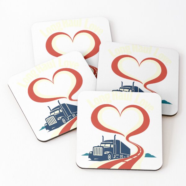 Item preview, Long Haul Love Trucker Woman Romantic designed and sold by pirminio.