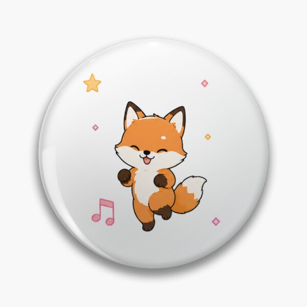 Item preview, Cute Dancing Fox Kawaii Chibi Woodland Animal designed and sold by Seculinator.