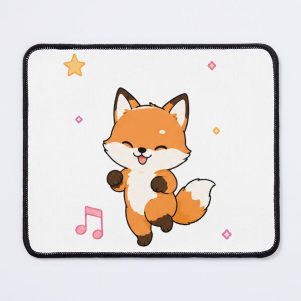 Item preview, Cute Dancing Fox Kawaii Chibi Woodland Animal designed and sold by Seculinator.
