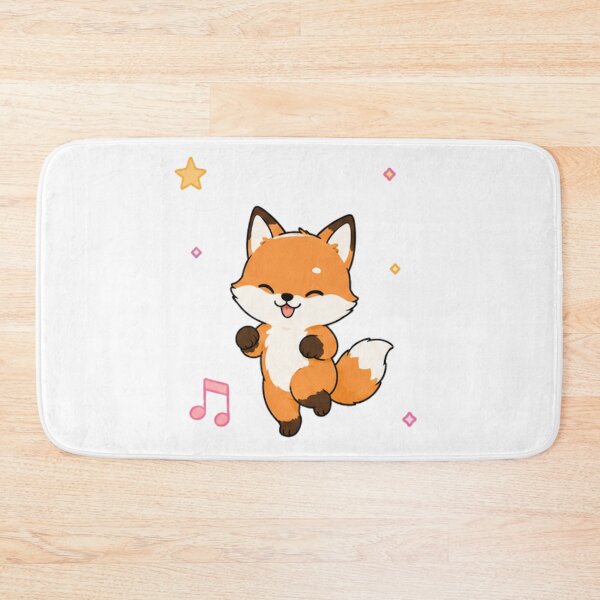 Item preview, Cute Dancing Fox Kawaii Chibi Woodland Animal designed and sold by Seculinator.