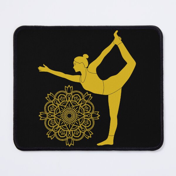 Item preview, Dancer Yoga Pose With Mandala designed and sold by Laanas55.