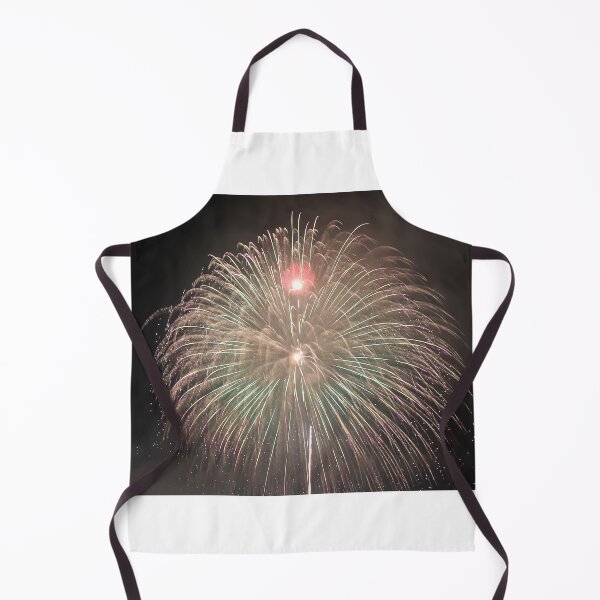 Item preview, Fireworks Burst Over Dark Sky, Long Exposure Celebration Night Display designed and sold by Nmallia.