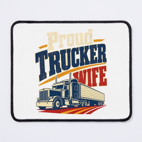 Item preview, Proud trucker wife, semi-truck spouse, road life designed and sold by pirminio.