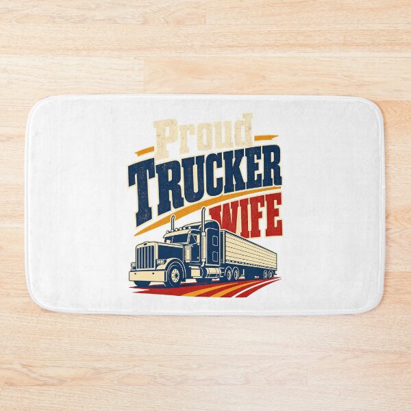 Item preview, Proud trucker wife, semi-truck spouse, road life designed and sold by pirminio.