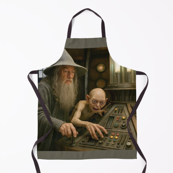 Item preview, Gandalf and Gollum controlling the TARDIS designed and sold by WiseBow.