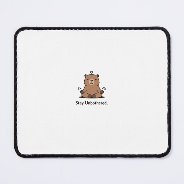 Item preview, Stay Unbothered Capybara | Minimalist Zen Capybara Design designed and sold by inessiiilvaaaaa.