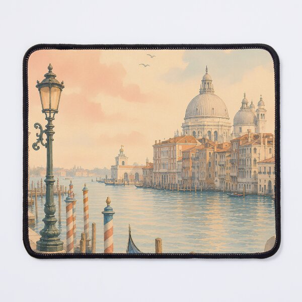 Item preview, Venice Italy Travel Poster Vintage Gondola Wall Art Watercolor Venice Canal Print designed and sold by Art-Selling.