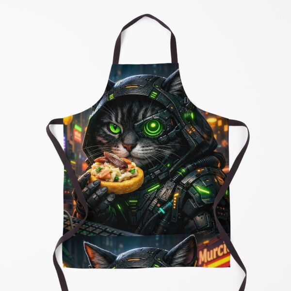 Item preview, Cyberpunk Cat with Sailor – Murcia Edition designed and sold by Neo Tokio.