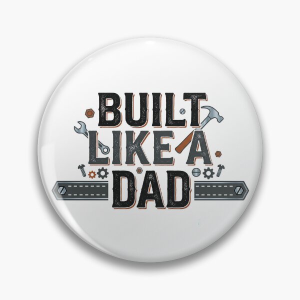 Item preview, Built Like Dad designed and sold by StudioKuchiran.