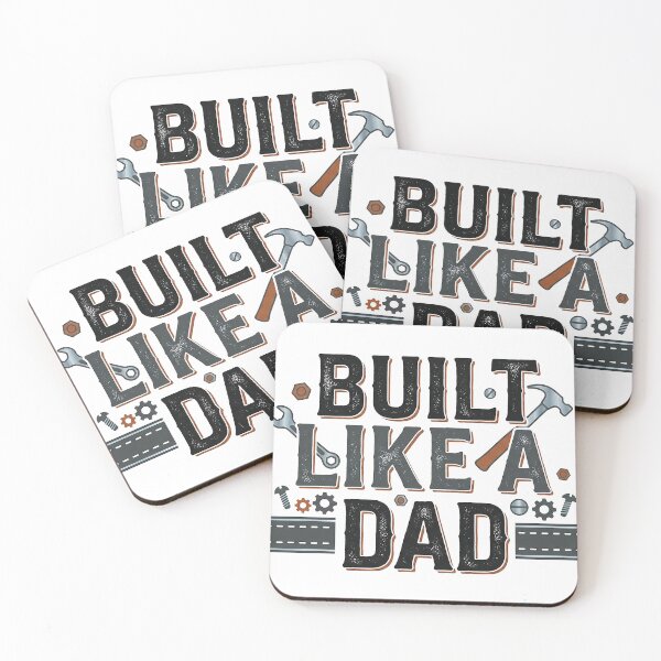 Item preview, Built Like Dad designed and sold by StudioKuchiran.