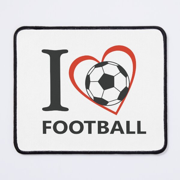 Item preview, I love football – artwork for true fans designed and sold by PawelZmich.