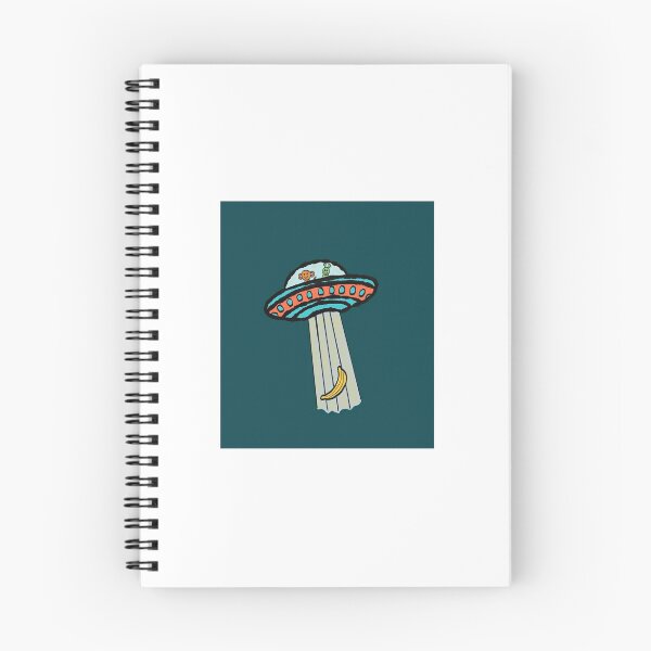 Item preview, UFO with a monkey and an alien designed and sold by SombreroDoodles.