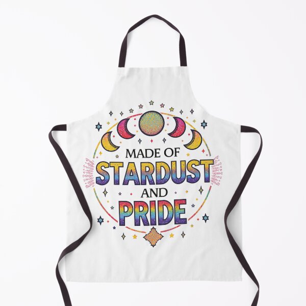 Item preview, Made Of Stardust And Pride Shirt | Celestial Rainbow LGBTQ Design designed and sold by Vvmd.