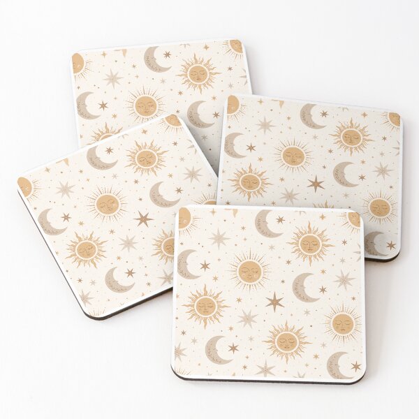 Item preview, Celestial Sun Moon Seamless Pattern designed and sold by ubeyeart.