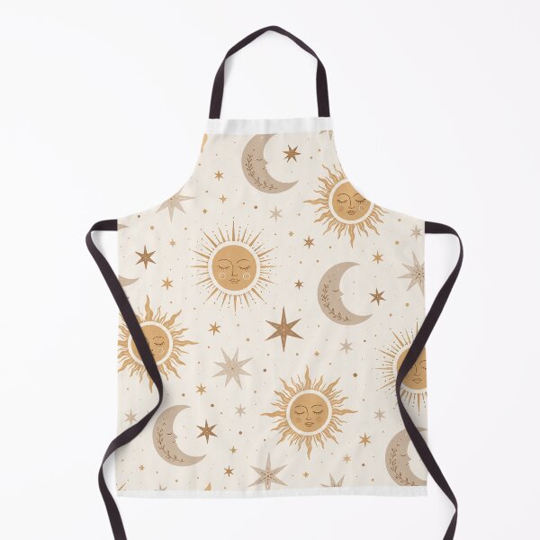 Item preview, Celestial Sun Moon Seamless Pattern designed and sold by ubeyeart.