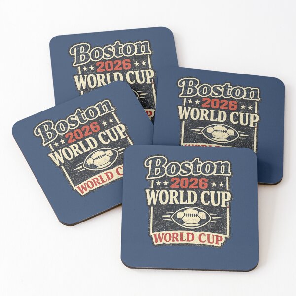 Item preview, Boston 2026 World Cup – Retro Vintage Soccer Fan T-Shirt designed and sold by ArthUpscale.