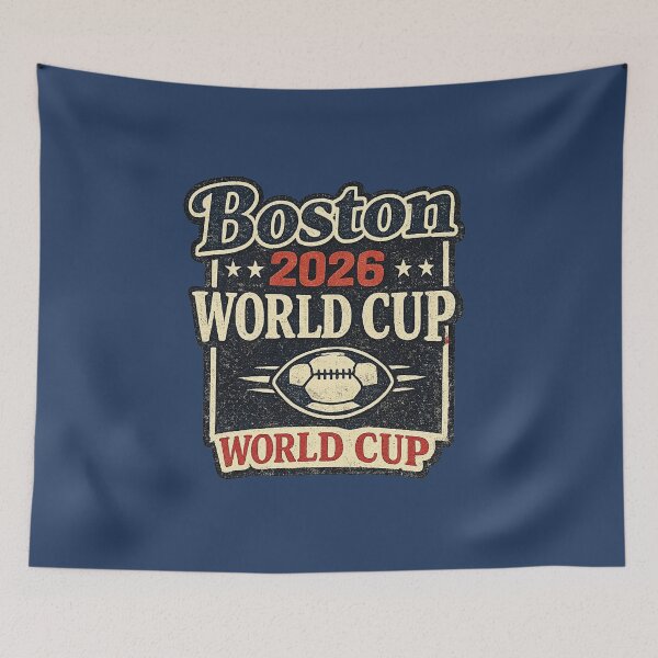 Item preview, Boston 2026 World Cup – Retro Vintage Soccer Fan T-Shirt designed and sold by ArthUpscale.