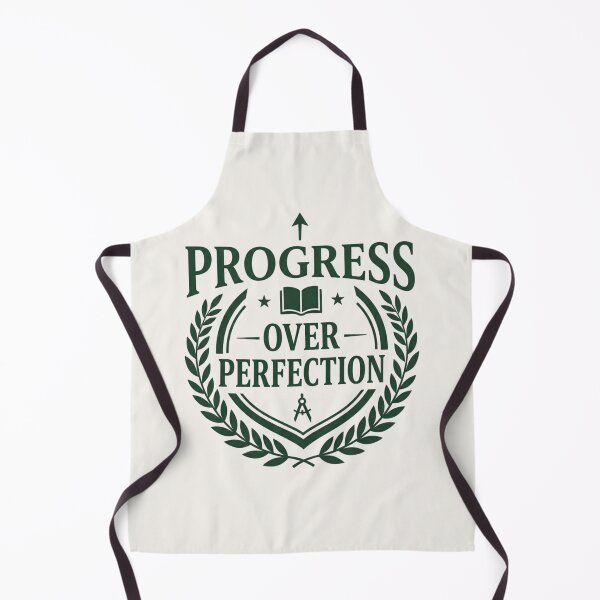 Item preview, Progress Over Perfection Growth Mindset Shirt designed and sold by Amr Darwish Graphic designer.