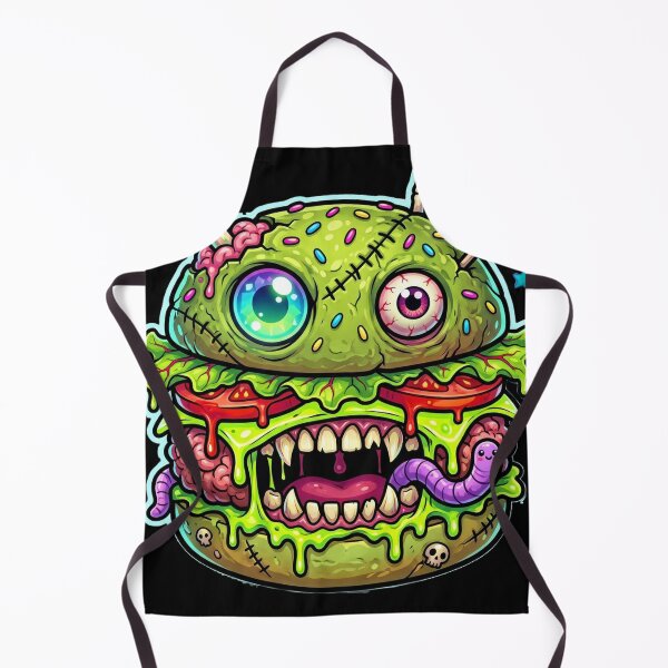 Item preview, Zombie Cheeseburger Kawaii Pop Art designed and sold by redsharkuk.