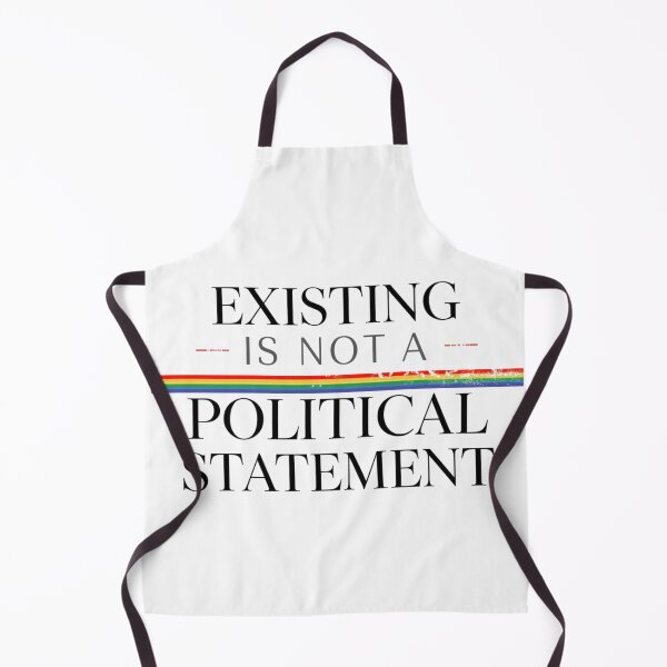 Item preview, Existing Is Not A Political Statement Shirt | Minimalist LGBTQ Pride Design designed and sold by Vvmd.