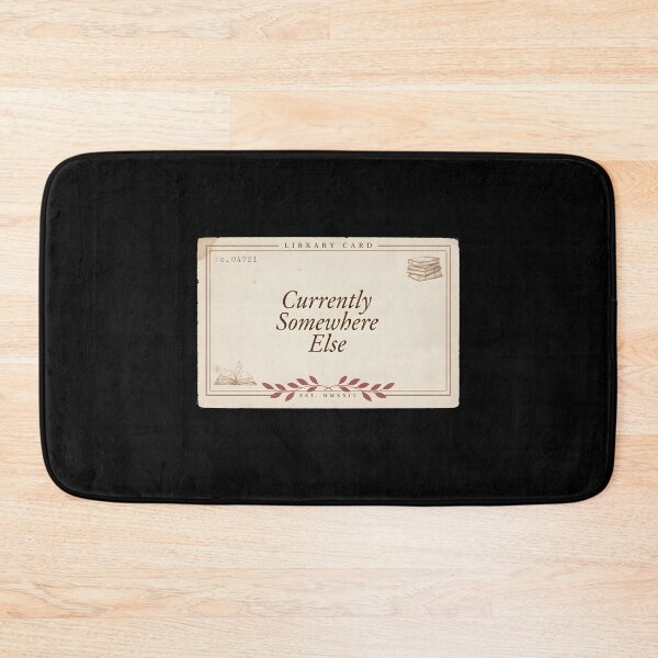 Item preview, Currently Somewhere Else – Vintage Library Card Book Lover Design designed and sold by ImaginedSpace7.