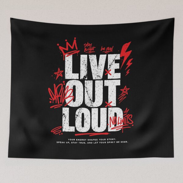 Item preview, Live Out Loud designed and sold by OrangeD-esign.
