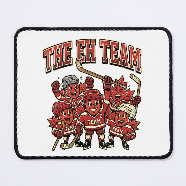 Item preview, The Eh Team — Funny Canadian Hockey Retro Parody Shirt designed and sold by CerealBoxInk.