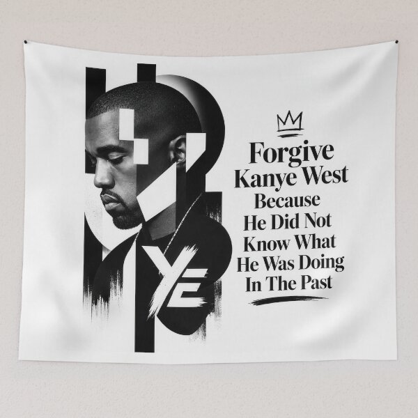 Item preview, Forgive Kanye West Because He Did Not Know What He Was Doing designed and sold by Amsterdam Shop.