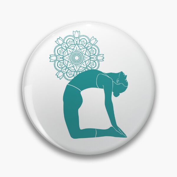Item preview, Camel Yoga Pose With Mandala designed and sold by Laanas55.