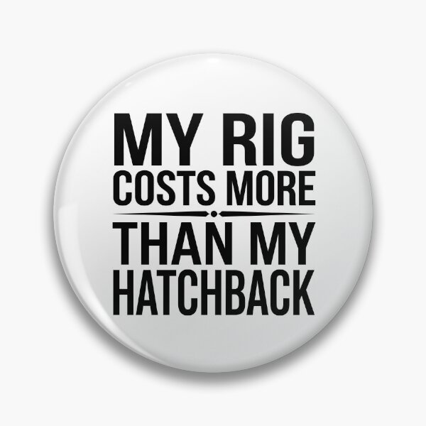 Item preview, Hatchback Vs Sim Rig Budget - Sim Racing Humor designed and sold by GarageGraphics.