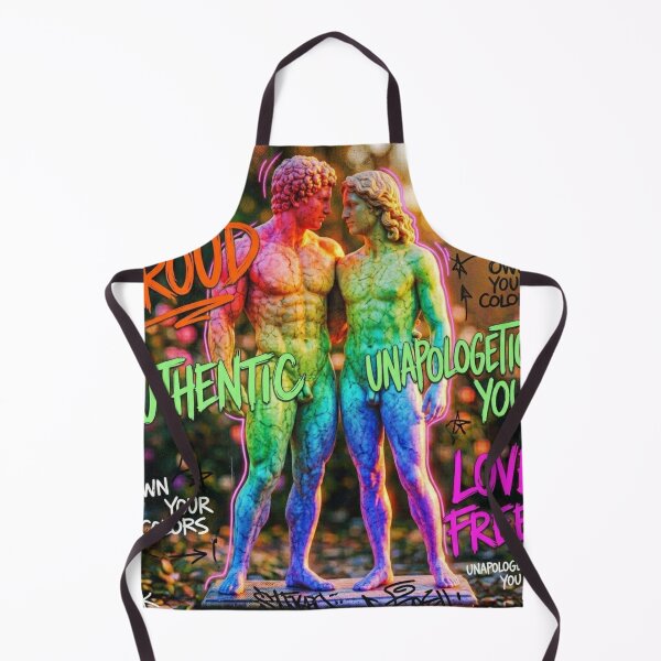 Item preview, Rainbow Marble Statues – Pride Month LGBTQ+ Art Print queer designed and sold by DEVLUSH.