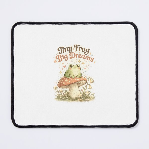 Item preview, Tiny Frog Big Dreams Cute Cottagecore Frog Design designed and sold by DIGITALSHUB26.