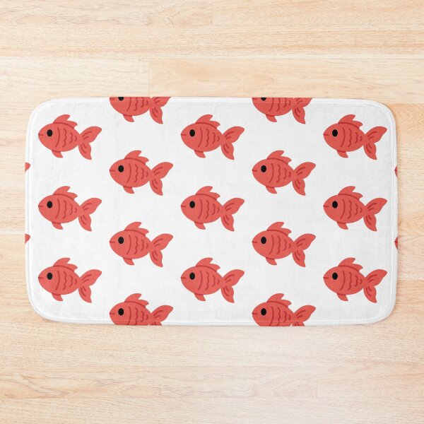 Item preview, Cute Red Goldfish Swimming Cartoon designed and sold by Anne97s.