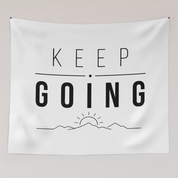 Item preview, Keep going, rise above designed and sold by Side Quest Co..