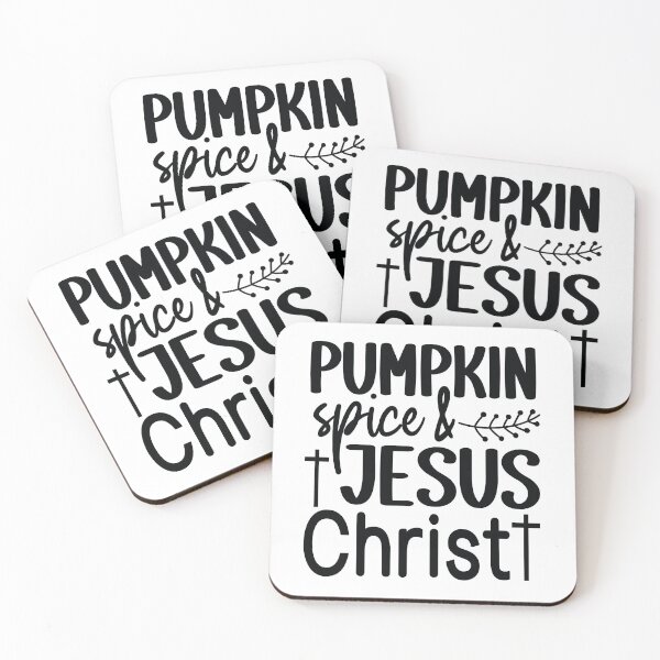 Item preview, Pumpkin Spice Jesus Christ - Cute Autumn Fall Leaves Orange Coffee Cozy Christian Faith Gift designed and sold by FuzionRaptor.