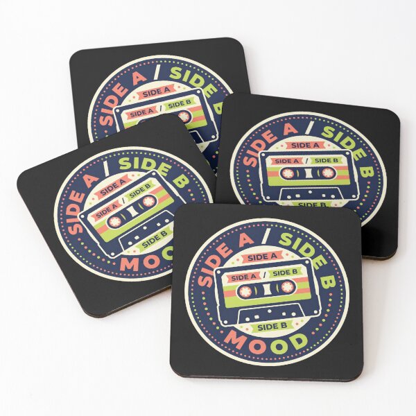 Item preview, Side A Side B Mood Retro Cassette Badge designed and sold by Sketchlegacy.