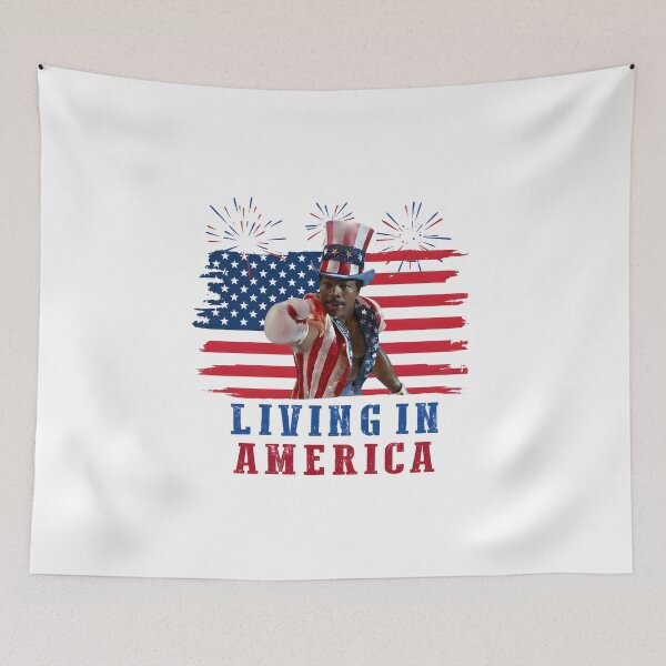 Item preview, Apollo Creed Living In America - Patriotic Boxing Fourth Of July Vintage America designed and sold by RiverFF.