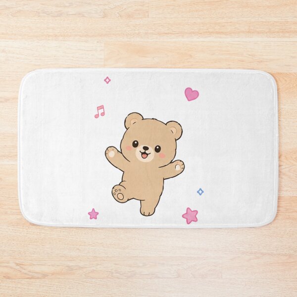 Item preview, Cute Waving Teddy Bear Kawaii Chibi Happy Animal designed and sold by Seculinator.