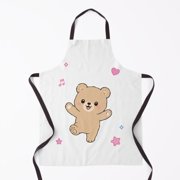 Item preview, Cute Waving Teddy Bear Kawaii Chibi Happy Animal designed and sold by Seculinator.