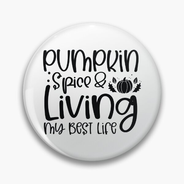 Item preview, Pumpkin Spice Living My Best Life - Cute Autumn Fall Leaves Orange Coffee Cozy Warm Aesthetic Gift designed and sold by FuzionRaptor.