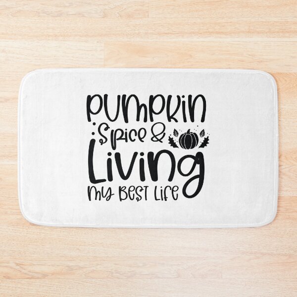 Item preview, Pumpkin Spice Living My Best Life - Cute Autumn Fall Leaves Orange Coffee Cozy Warm Aesthetic Gift designed and sold by FuzionRaptor.