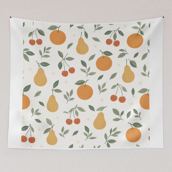 Item preview, Scandinavian Fruit Pattern designed and sold by ubeyeart.