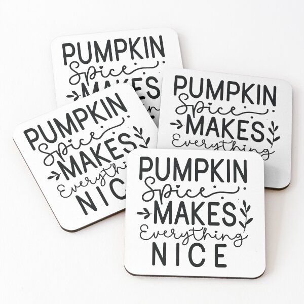 Item preview, Pumpkin Spice Everything Nice - Cute Autumn Fall Leaves Orange Coffee Cozy Warm Aesthetic Gift designed and sold by FuzionRaptor.