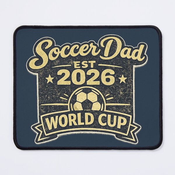 Item preview, Soccer Dad Est. 2026 – Retro World Cup Soccer Fan T-Shirt designed and sold by ArthUpscale.