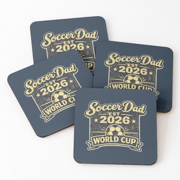 Item preview, Soccer Dad Est. 2026 – Retro World Cup Soccer Fan T-Shirt designed and sold by ArthUpscale.