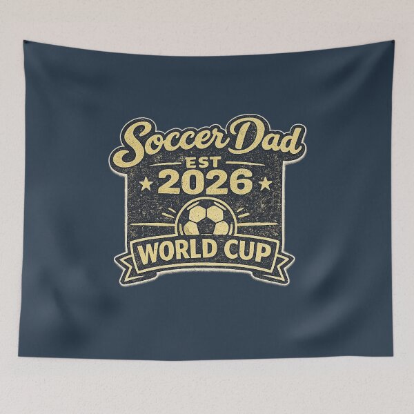 Item preview, Soccer Dad Est. 2026 – Retro World Cup Soccer Fan T-Shirt designed and sold by ArthUpscale.