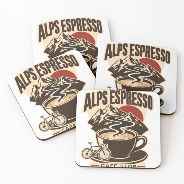 Item preview, Alpine Road Cycling Espresso Cafe Stop designed and sold by pirminio.